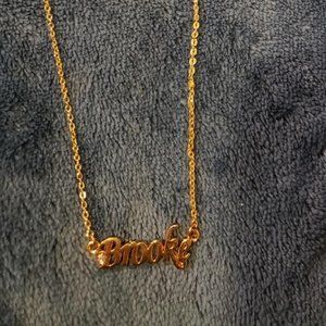 Golden Brooke Necklace